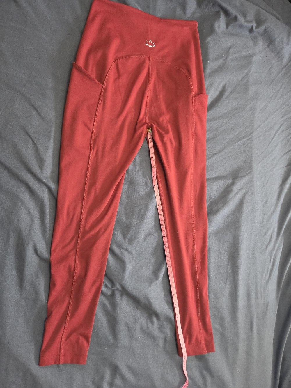 Beyond Yoga Womens Red High-Rise Leggings